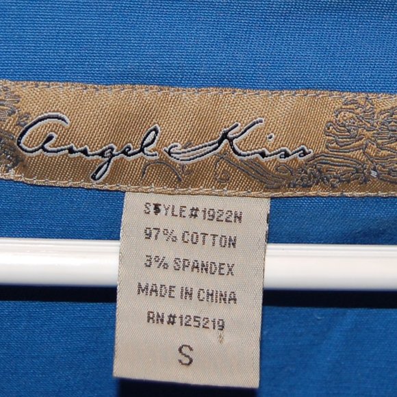 ANGEL KIM Periwinkle Blue Zippered Light Weight Jacket  Size S - Picture 5 of 7